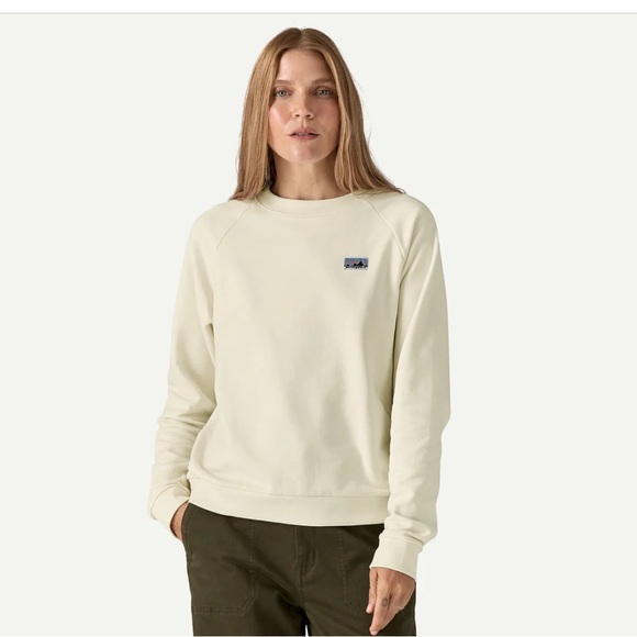 Patagonia Tops - NWT Patagonia Women’s organic certified cotton essential sweatshirt in off-white